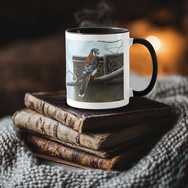 Mug Castler Celtic Kestrel Bird (Créateur téléchargé)