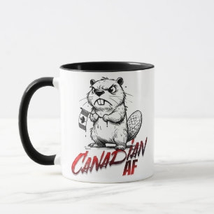 Mug Castor canadien en colère