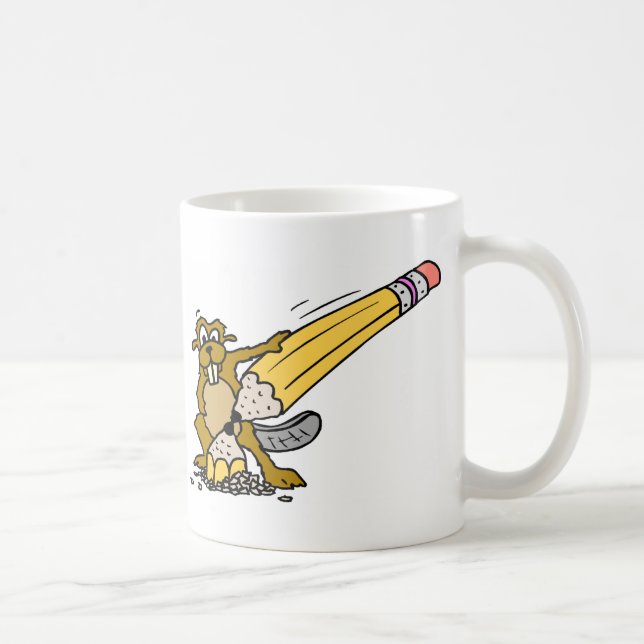 Mug Castor de crayon (Droite)