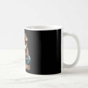 Mug Castor Drôle Avec Gants De Boxe Rouge Costume