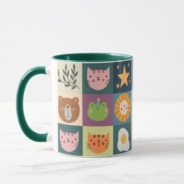 Mug Cat Animaux mignonette (Gauche)