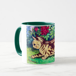 Mug Cat au Flower Garden, Louis Wain