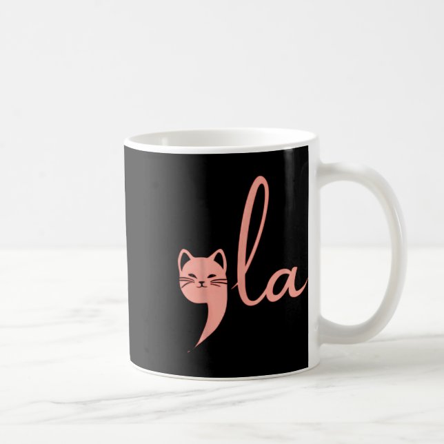 Mug Cat Comma La Kamala Harris Pour Président 2024 Ele (Droite)
