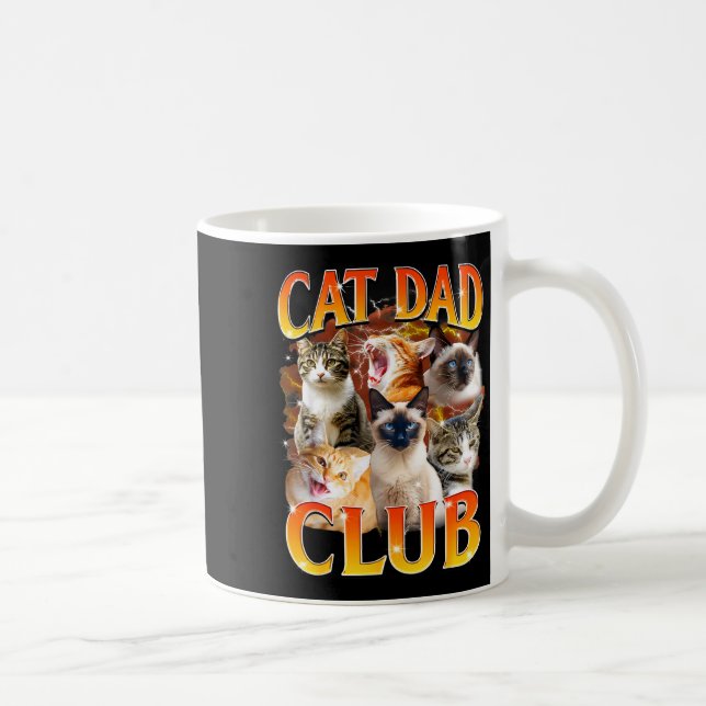 Mug Cat Dad Club Funny Life Is Better With Cats Father (Droite)