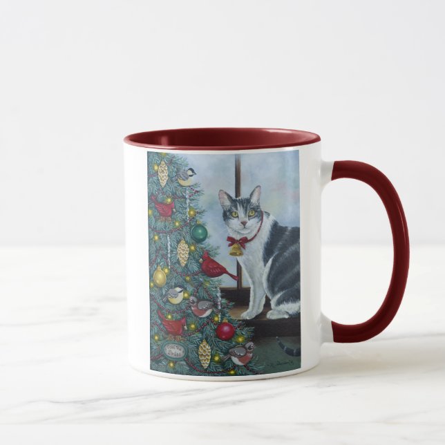Mug Cat de Noël 0417 (Droite)