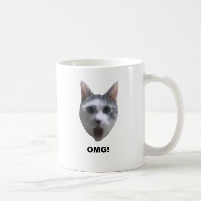 Mug CAT D'OMG ! (ce qui l'a vu ?) (Droite)