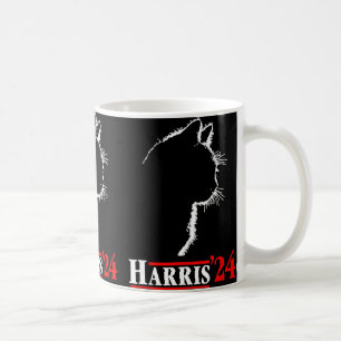 Mug Cat Harris 24 Chemise Vote Kamala Harris Pour Le P