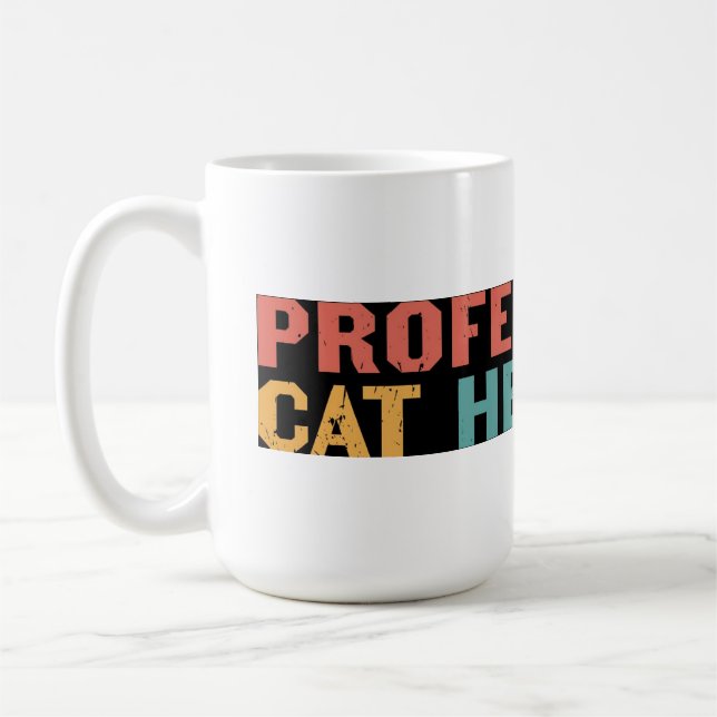 Mug Cat Herder Coffee de Cat Professionnel (Gauche)