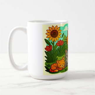 Mug Cat, Kittens, Mother Cat