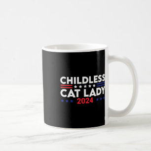 Mug Cat Lady 2024 Élections politiques amusantes Démoc
