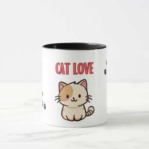 MUG CAT LOVE