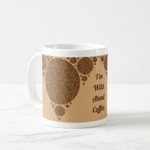 Mug Cat Lover Wild Cat Motif géométrique moderne