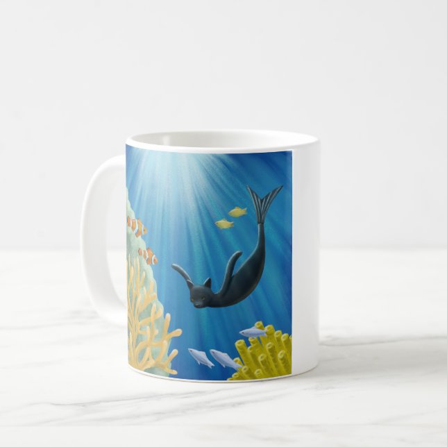 Mug Cat Mermaid (Devant gauche)