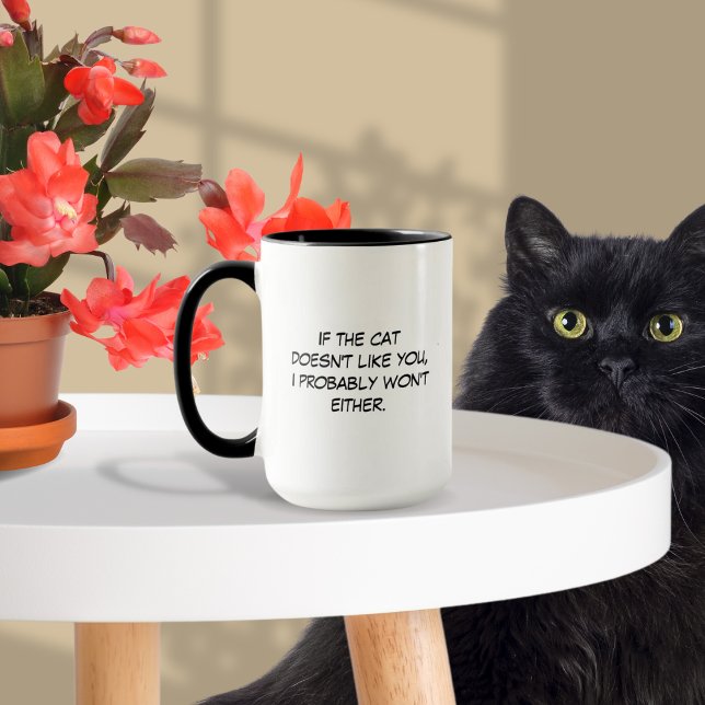 Mug Cat ne vous aime pas (Créateur téléchargé)
