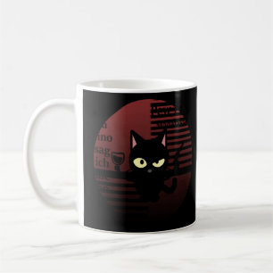 Mug Cat Pew Pew Madafaca Vintage Crazy Cat Funny Graph