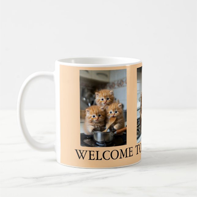 Mug Cat Photo Collage Best Cat Dad (Gauche)