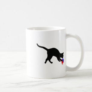 Mug Cat Poncing Sur Gop Elephant Funny Democat