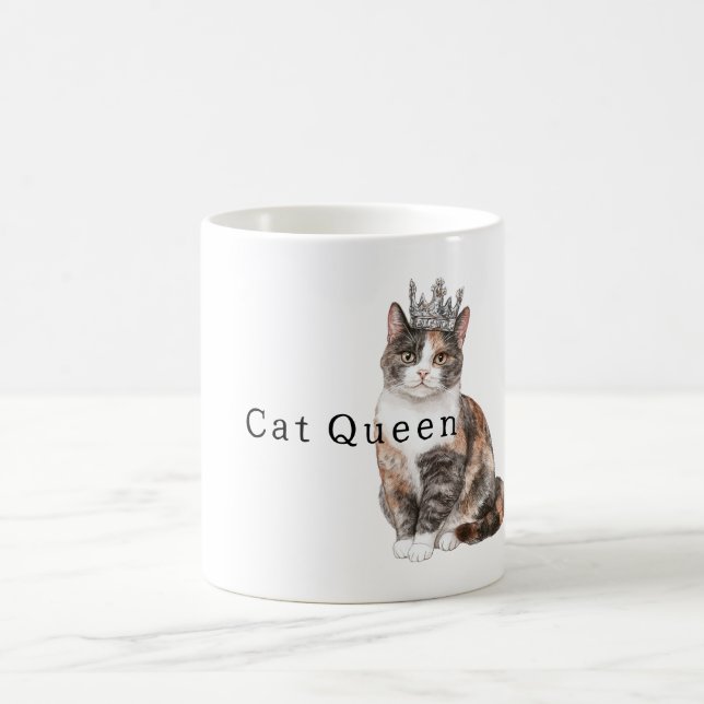 Mug Cat Queen with Crown (Centre)