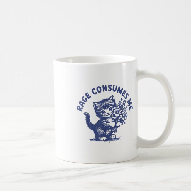Mug Cat Rage Me Consume (Droite)