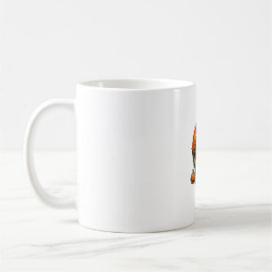 Mug Cat Riding Horreur T-rex Comme Zombie Halloween En