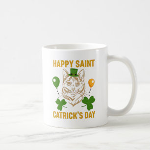 Mug Cat St. Patrick's Day pour l'Amoureux des chats