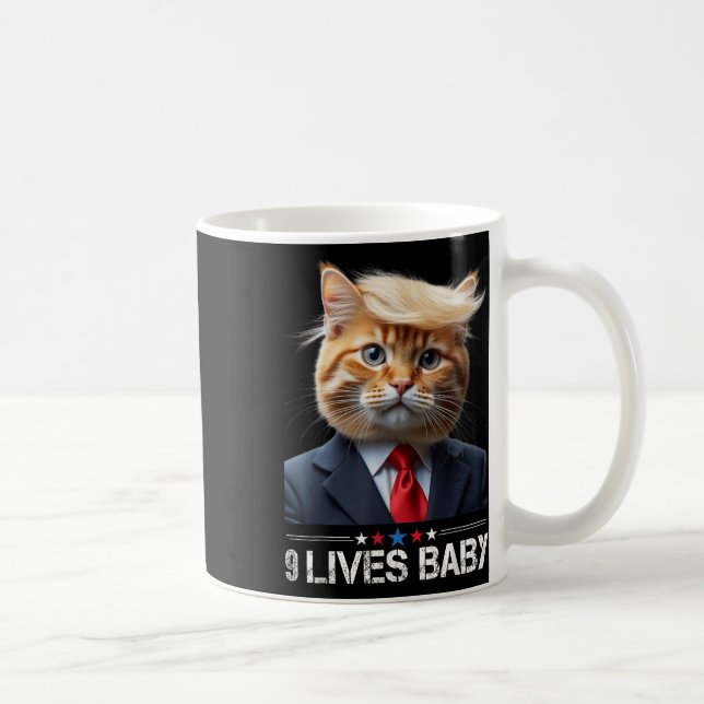 Mug Cat Trump 9 Lives Baby (Droite)