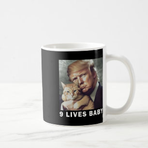 Mug Cat Trump 9 Lives Baby Trump 2024 Victoire remport