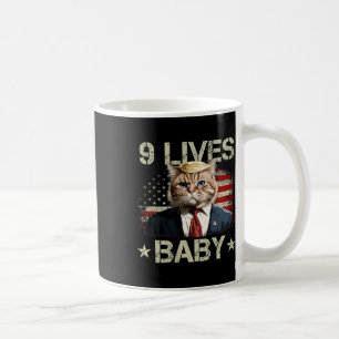 Mug Cat Trump 9 Lives Baby Trump 2024 Victoire remport