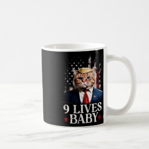 Mug Cat Trump 9 Lives Baby Trump 2024 Victoire remport