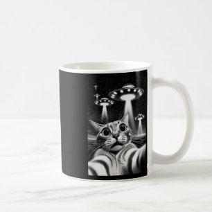 Mug Cat Ufo _ Funny Invasion Mème Retro Alien Cat Ufo