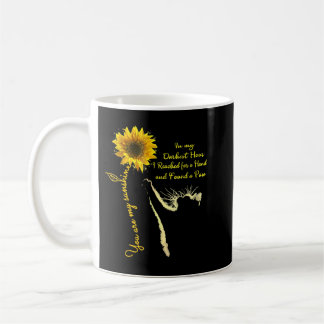 Mug Cat You Are My Sunshine Sunflower In My Darkest Ho