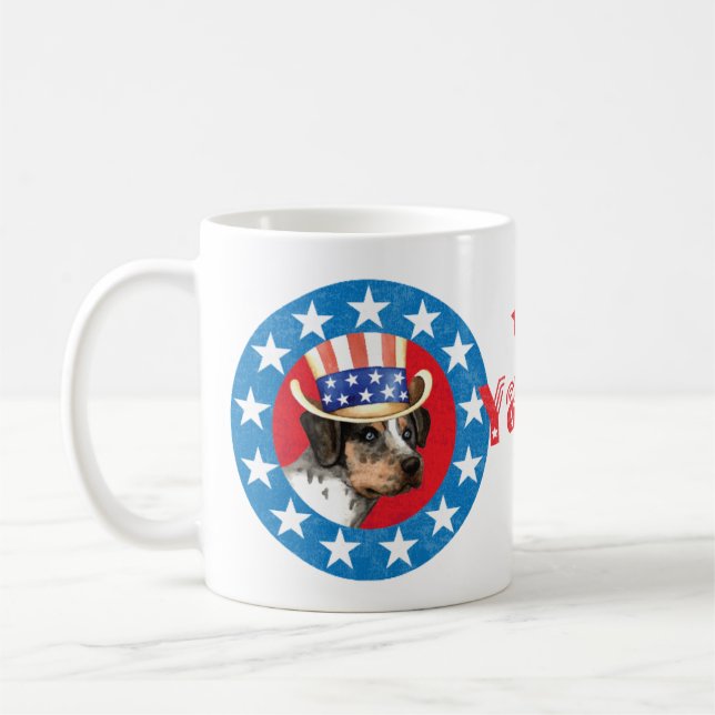 Mug Catahoula patriotique (Gauche)