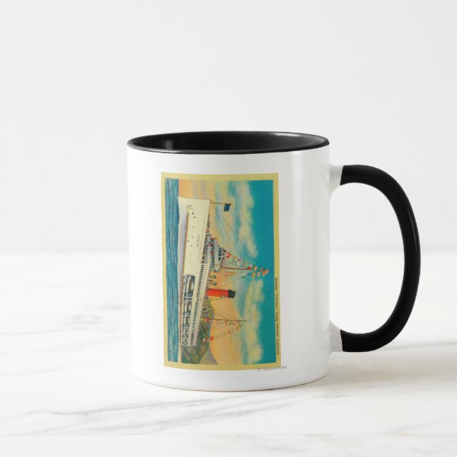 Mug "Catalina" à vapeur à Père Noël Catalina Island (Droite)