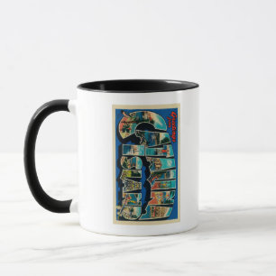 Mug Catalina Island, Californie - Grande Lettre