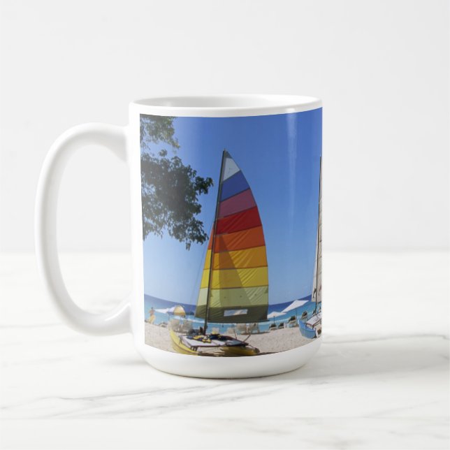 Mug Catamarans et support de maître nageur sur la (Gauche)