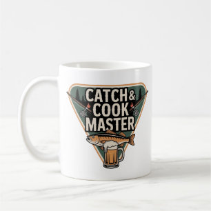 Mug Catch & Cook Badge Master Pêche, Grilling Beer