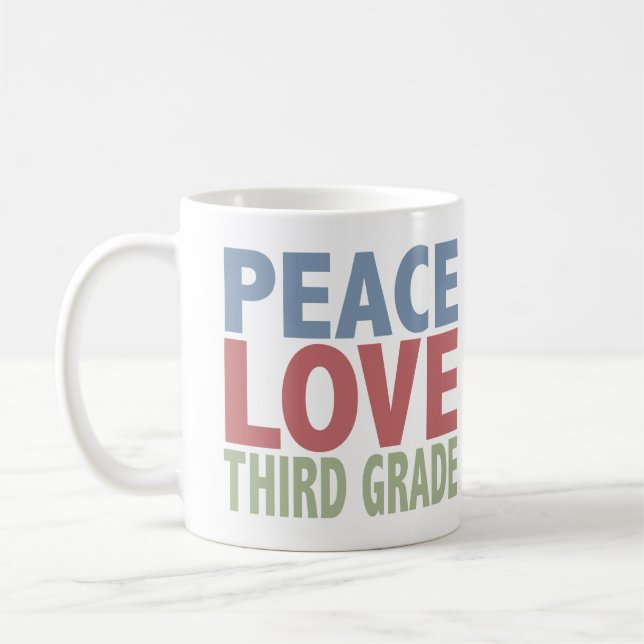 Mug Catégorie d'amour de paix troisième (Gauche)