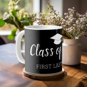 Mug Catégorie d'année et nom - Le noir peut changer de