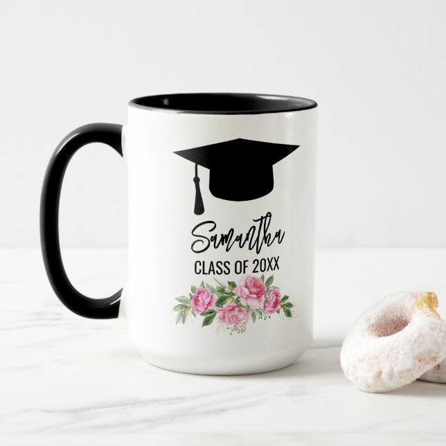 Mug Catégorie des personnes âgées de 2024 Fête de l'ob (Avec donut)