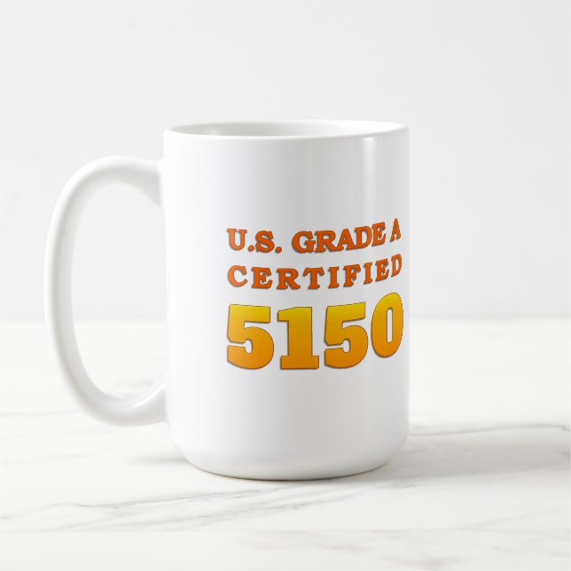Mug Catégorie des USA des 5150 certifiés (Gauche)