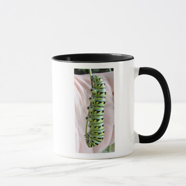 Mug Caterpillar Noir/Papillon-mug (Droite)