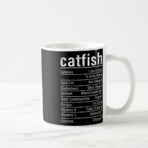 Mug Catfish Faits amusant Pêcheur Amoureux Pêche Graph