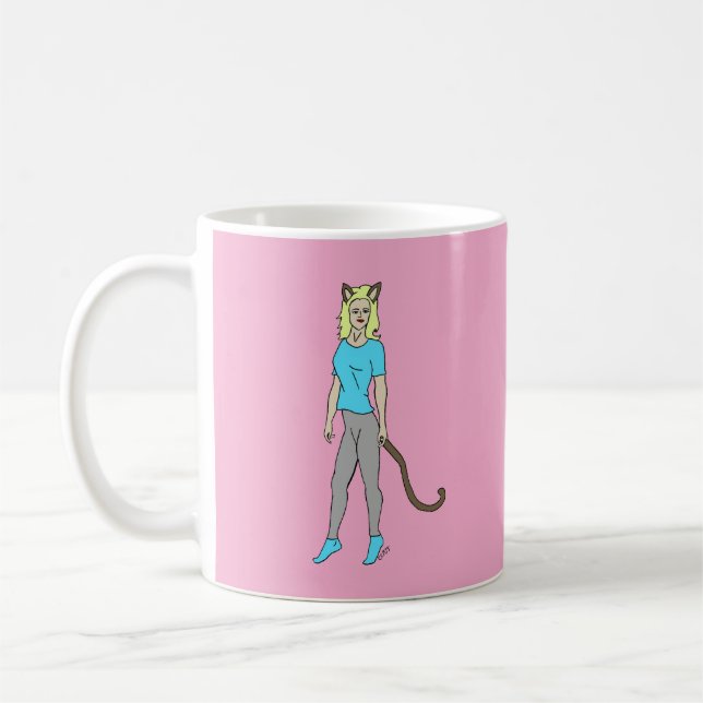 Mug catgirl (Gauche)