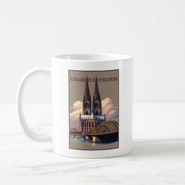 Mug Cathédrale de Cologne Allemagne (Gauche)