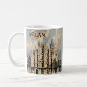 Mug Cathédrale de Milan Duomo di Milano Aquarelle de v