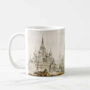 Mug Cathédrale de Pokrovsky et tour Spasskaya