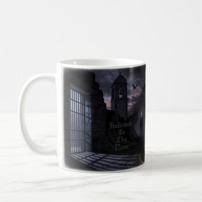 Mug Cathédrale Gothique 'Que Ton Nom Soit Sanctifi (Gauche)
