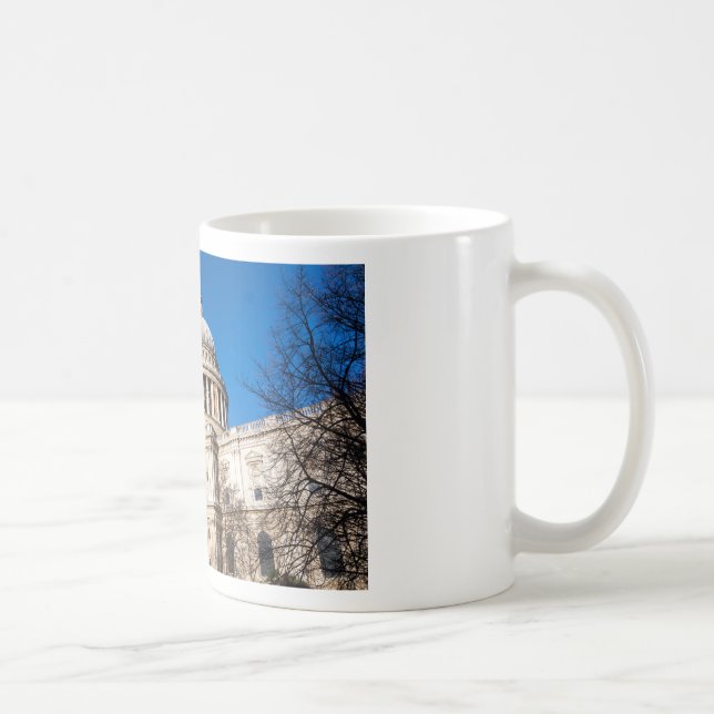 Mug Cathédrale St Paul Londres avec ciel bleu (Droite)