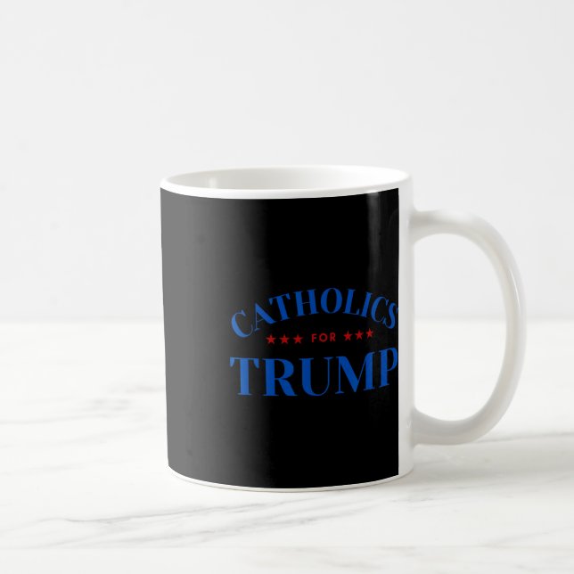 Mug Catholiques Pour L'Élection De Trump Aux États-Uni (Droite)