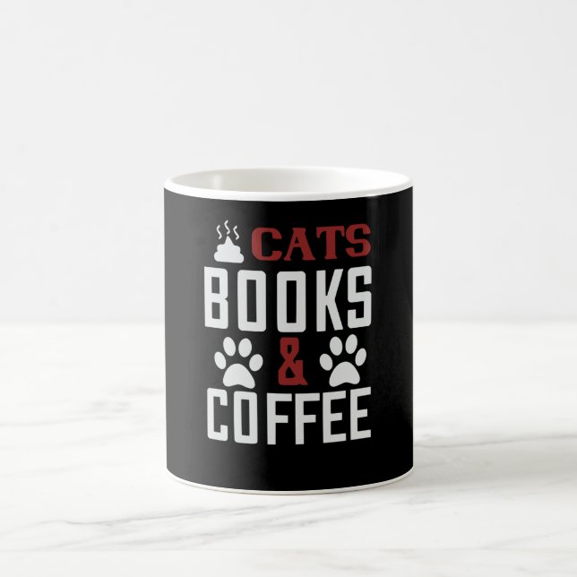 Mug Cats Livres & Café v2 (Centre)